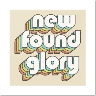 vintage color New Found Glory Posters and Art